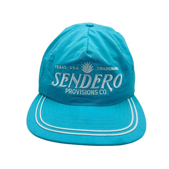 Sendero Provisions Co. Trademark Blue Aqua Snapback Hat - Picture 1 of 6